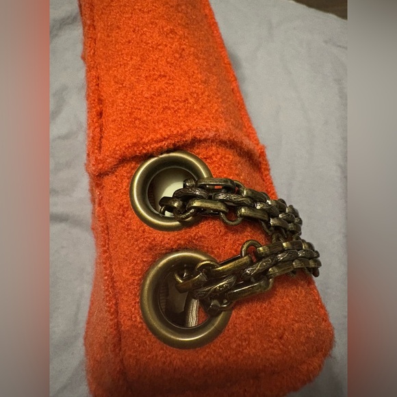 CHANEL Indentification Reissue Jumbo Boiled Wool in Jungle Orange - Picture 13 of 16